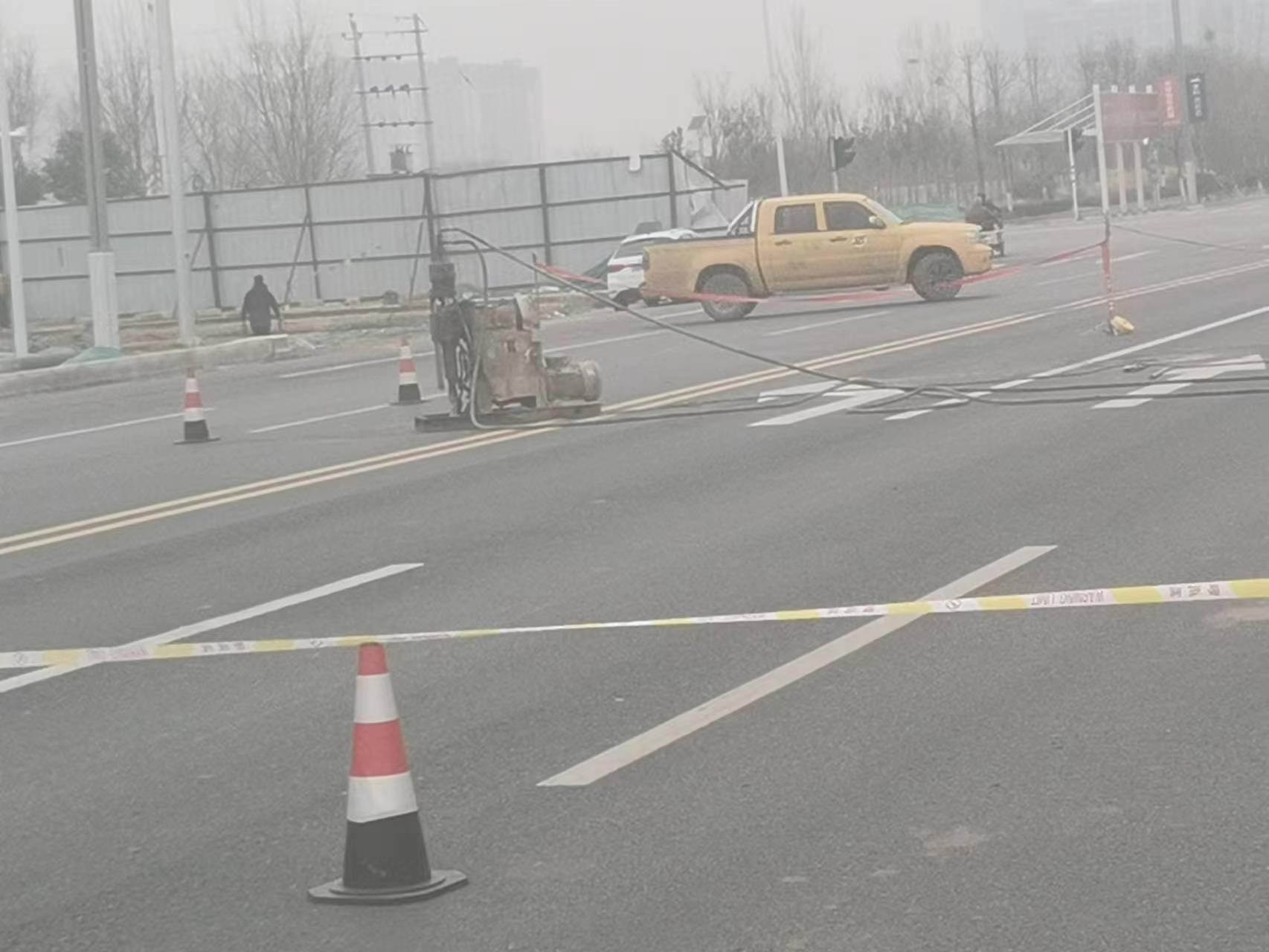 莒县公路路基沉陷注浆